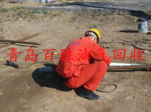 油氣回收改造施工現(xiàn)場(chǎng)